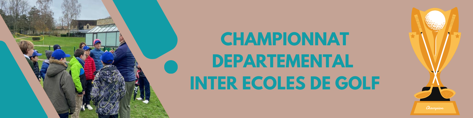 CHAMPIONNAT DEPARTEMENTAL  INTER ECOLES DE GOLF